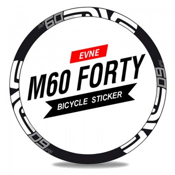 Mountain Bicycle Wheels MTB Rim Decal Stickers for ENVE M60 FORTY